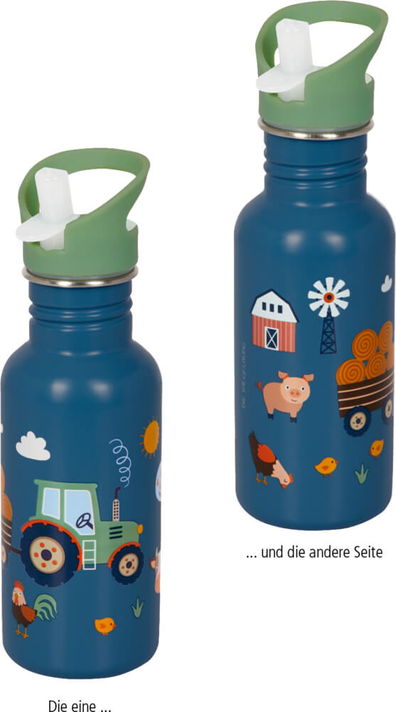 Edelstahlflasche Traktor Ed.2 (0,5 l) - Wenn ich mal groß bin
