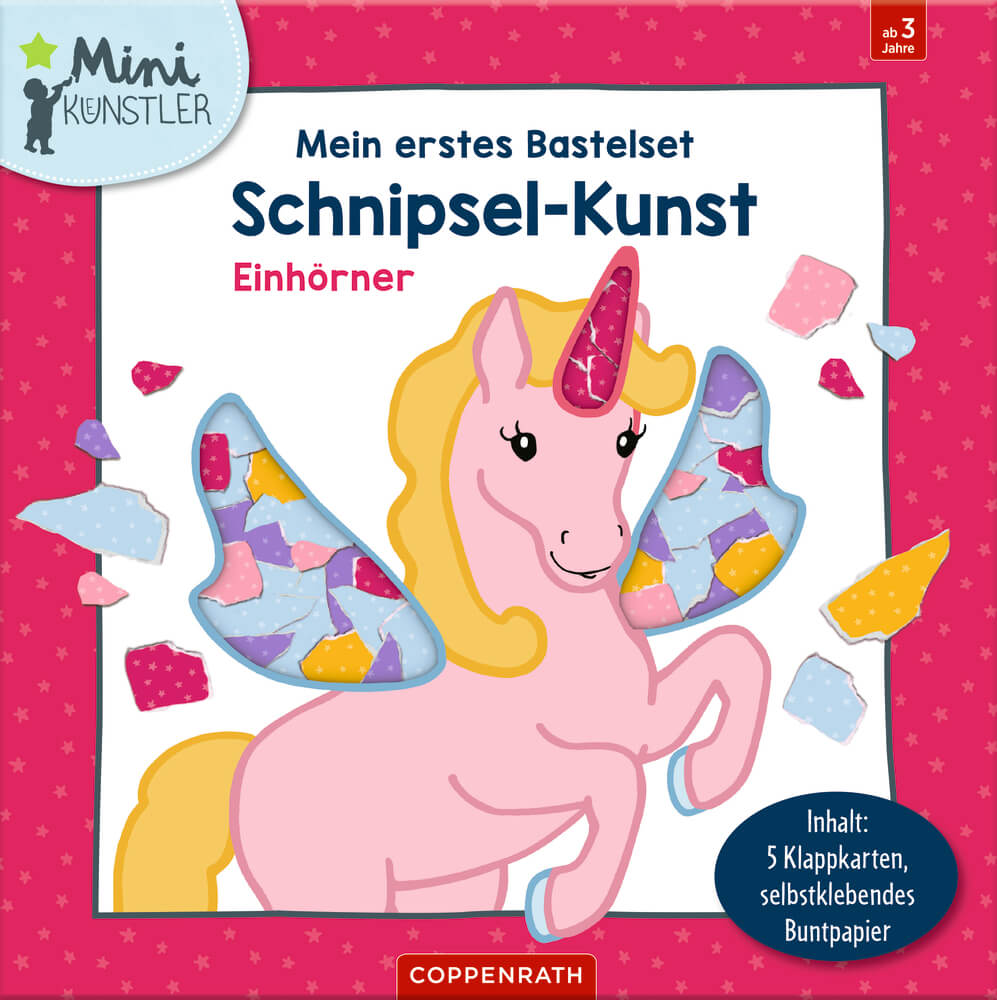 Mein erstes Bastelset - Schnipsel-Kunst Einhörner