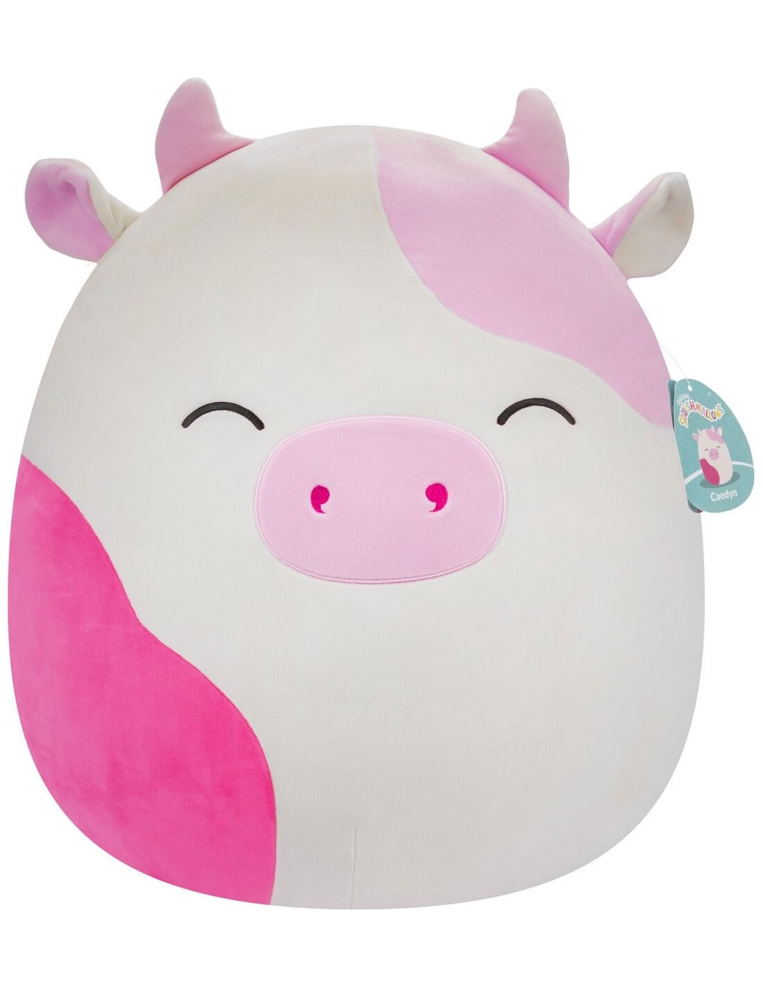 Squishmallows Caedyn die Kuh - pink gefleckt - 40 cm