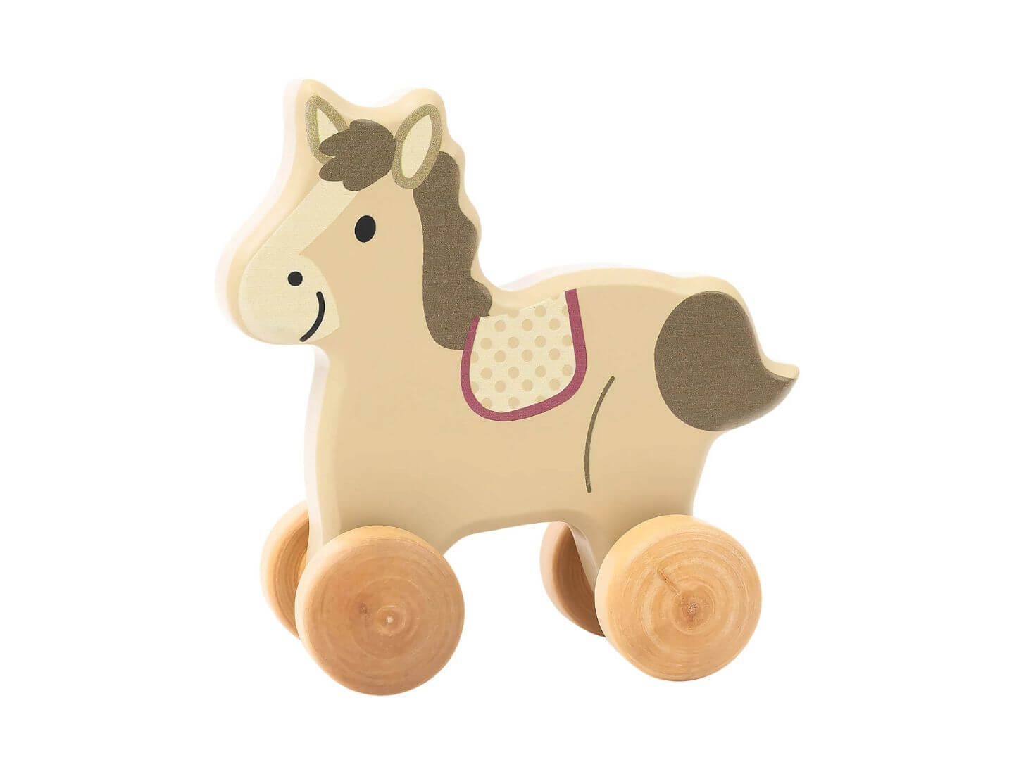 Rollspielzeug Holz PFERD Sunny