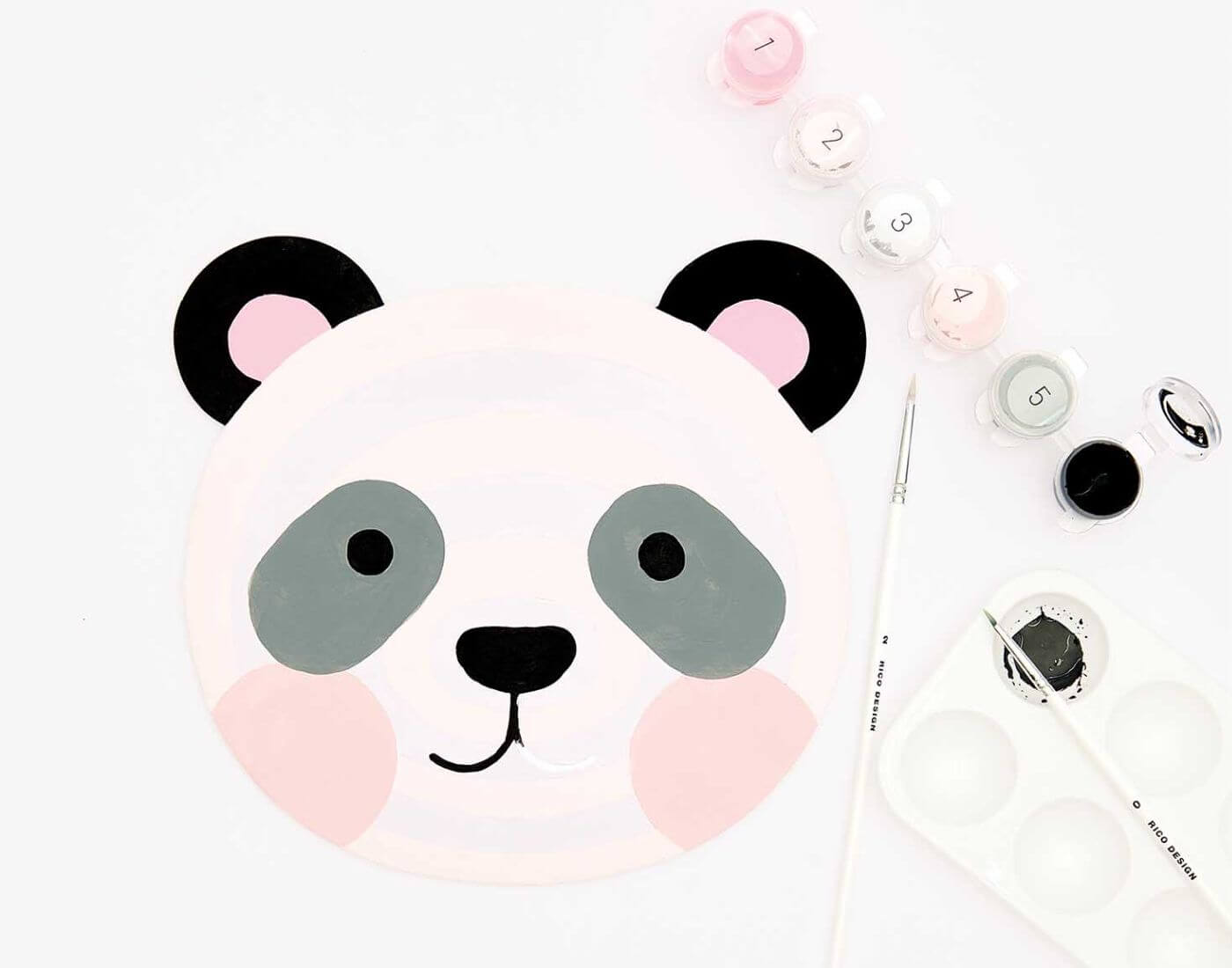 Malen nach Zahlen Panda