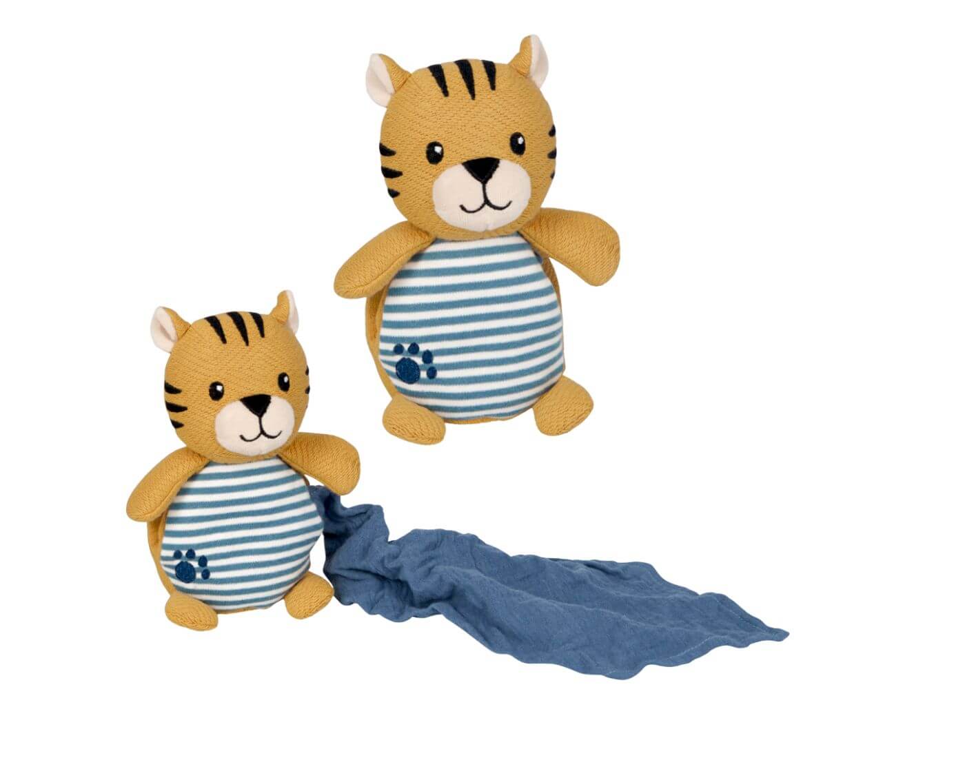 Kuscheltier mit Schnuffeltuch Tiger - Little Wonder