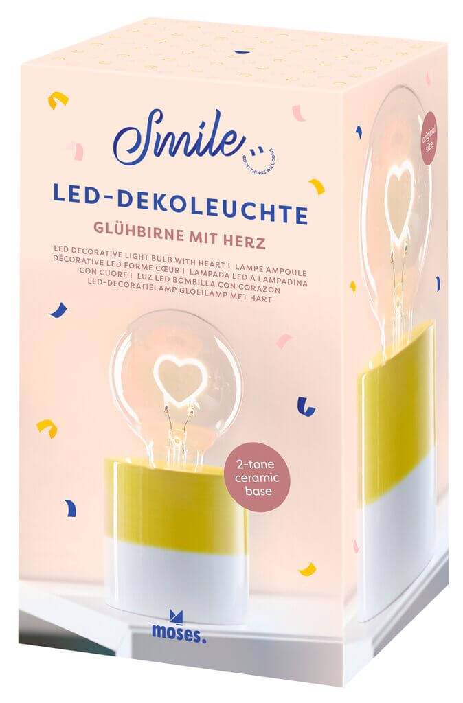 080374_VERP-1 Smile LED-Dekoleuchte Glühbirne mit Herz