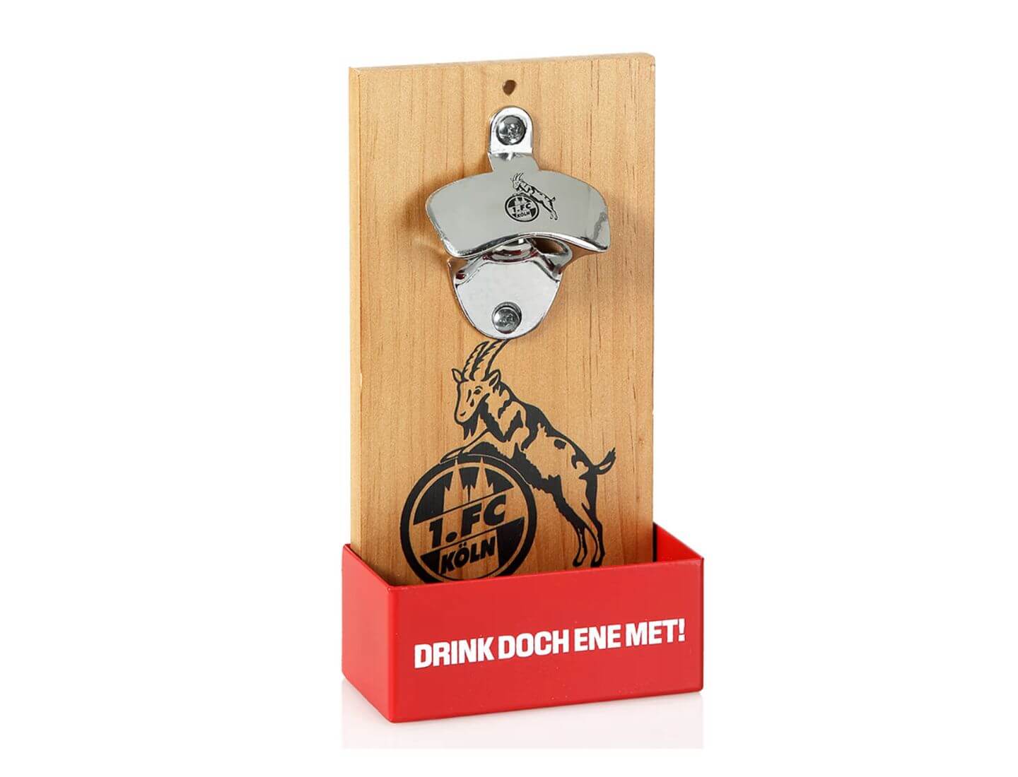 1. FC Köln Wandflaschenöffner "Drink doch ene met"