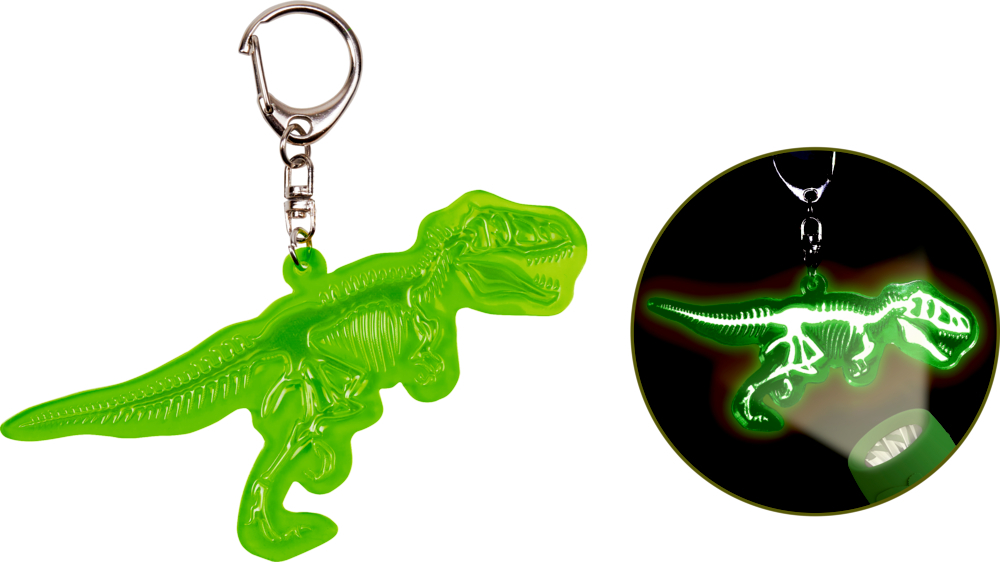 Leuchtender Anhänger T-Rex World (einzeln)