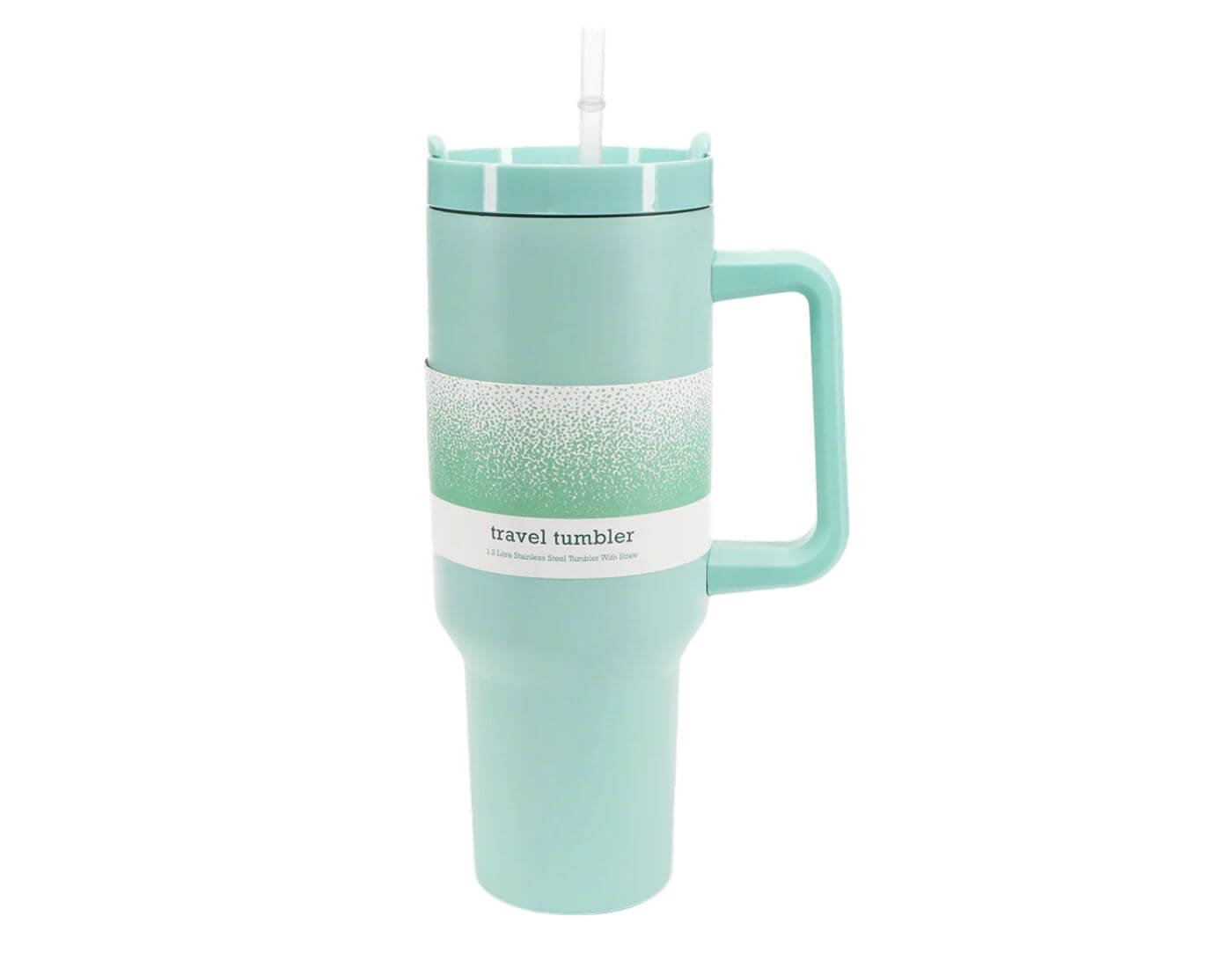 Reise-Trinkbecher mit Griff (1,2L) - Hellblau