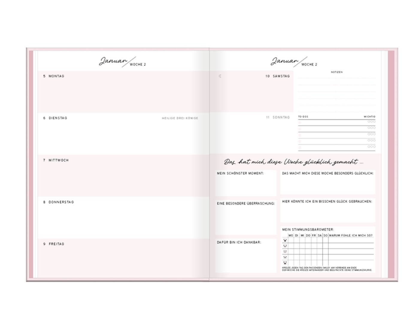 Terminplaner Lady 2026 mein Happiness-Planer