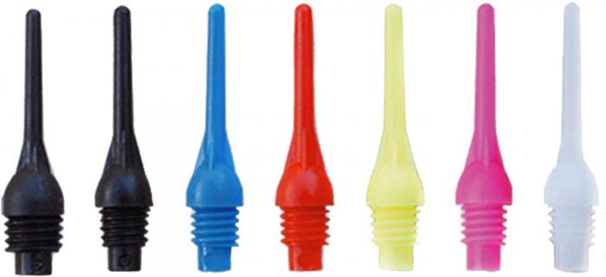 Bull's Dartspitzen Soft mit großem Gewinde 10