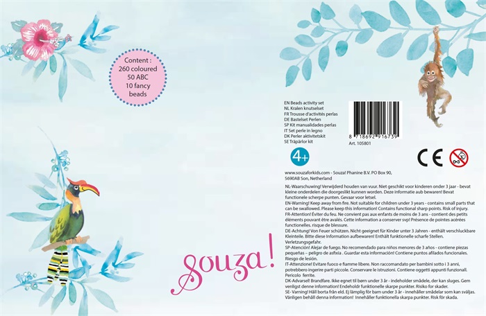 Bastelset Perlen mint