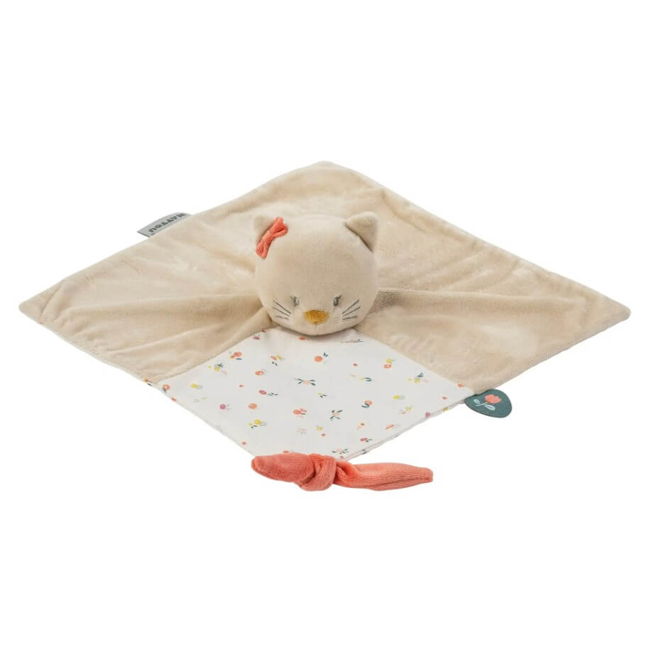 nattou-schnuffel-tuch-katze-1 Schnuffeltuch Doudou Katze Lana