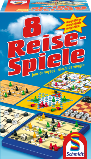 8 Reise-Spiele, magnetisch