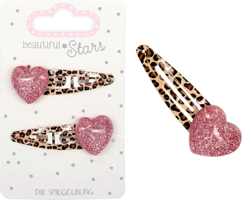 Haarclips Herz - beautiful Stars