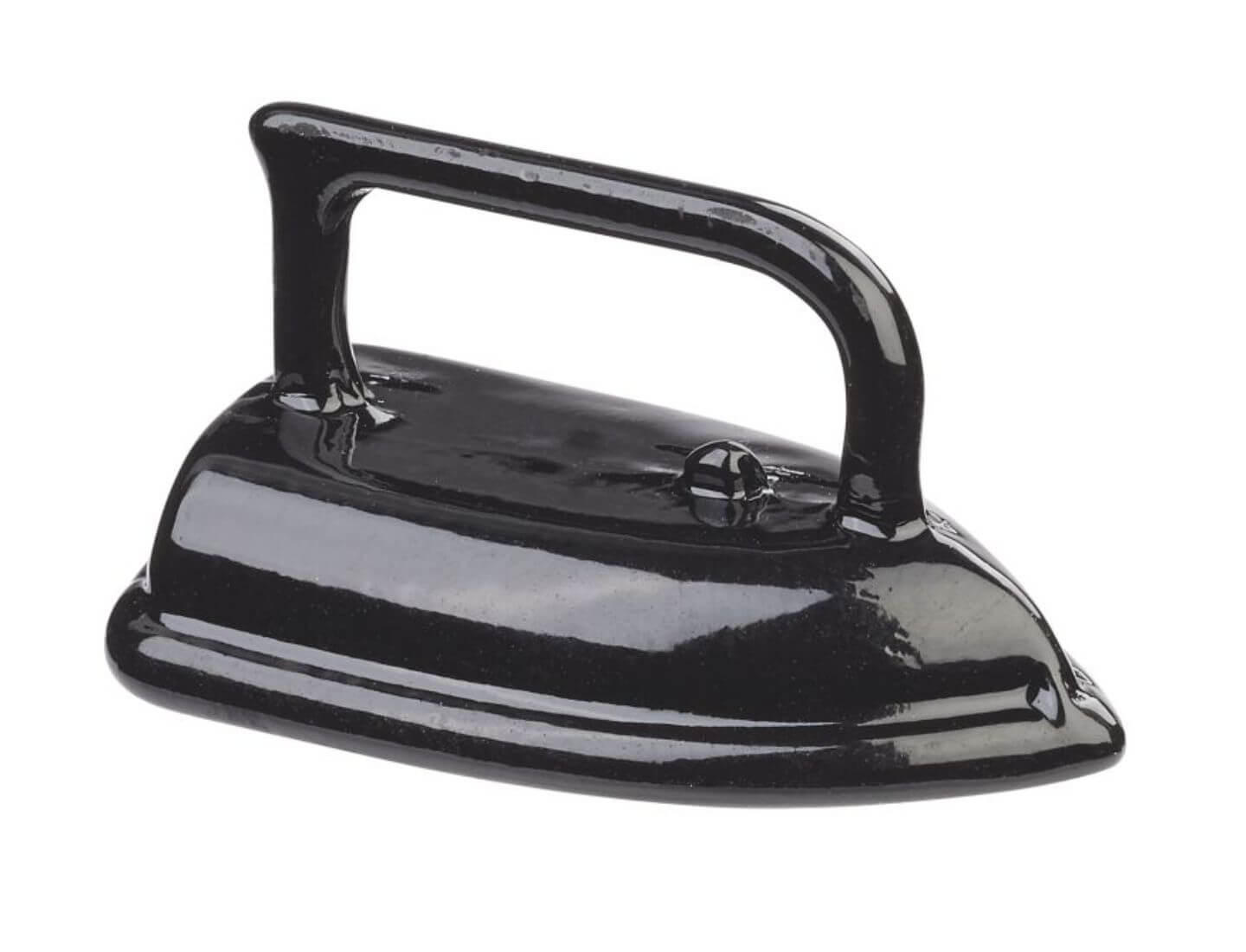 Miniatur Bügeleisen, schwarz - Wichtel- und Puppenstube