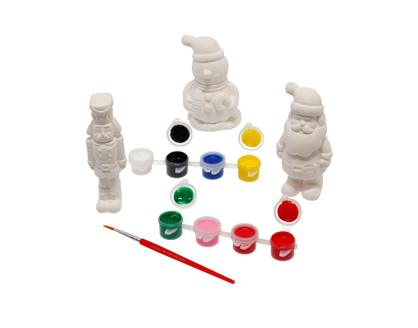 Weihnachtsfiguren-Dekorationsset - Paint Your Christmas