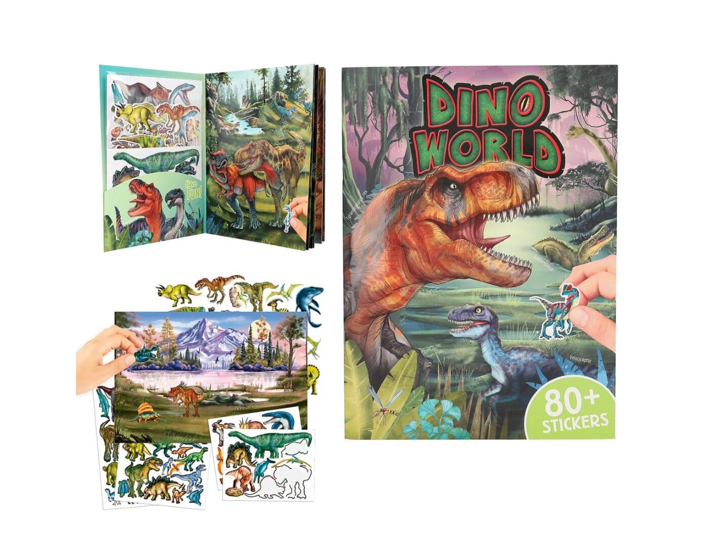 Dino World mit Puffy Stickern