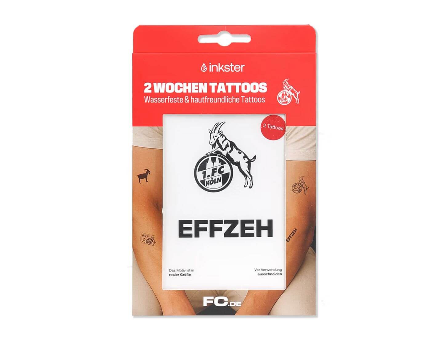 2 WOCHEN TATTOO 2ER SET "LOGO"