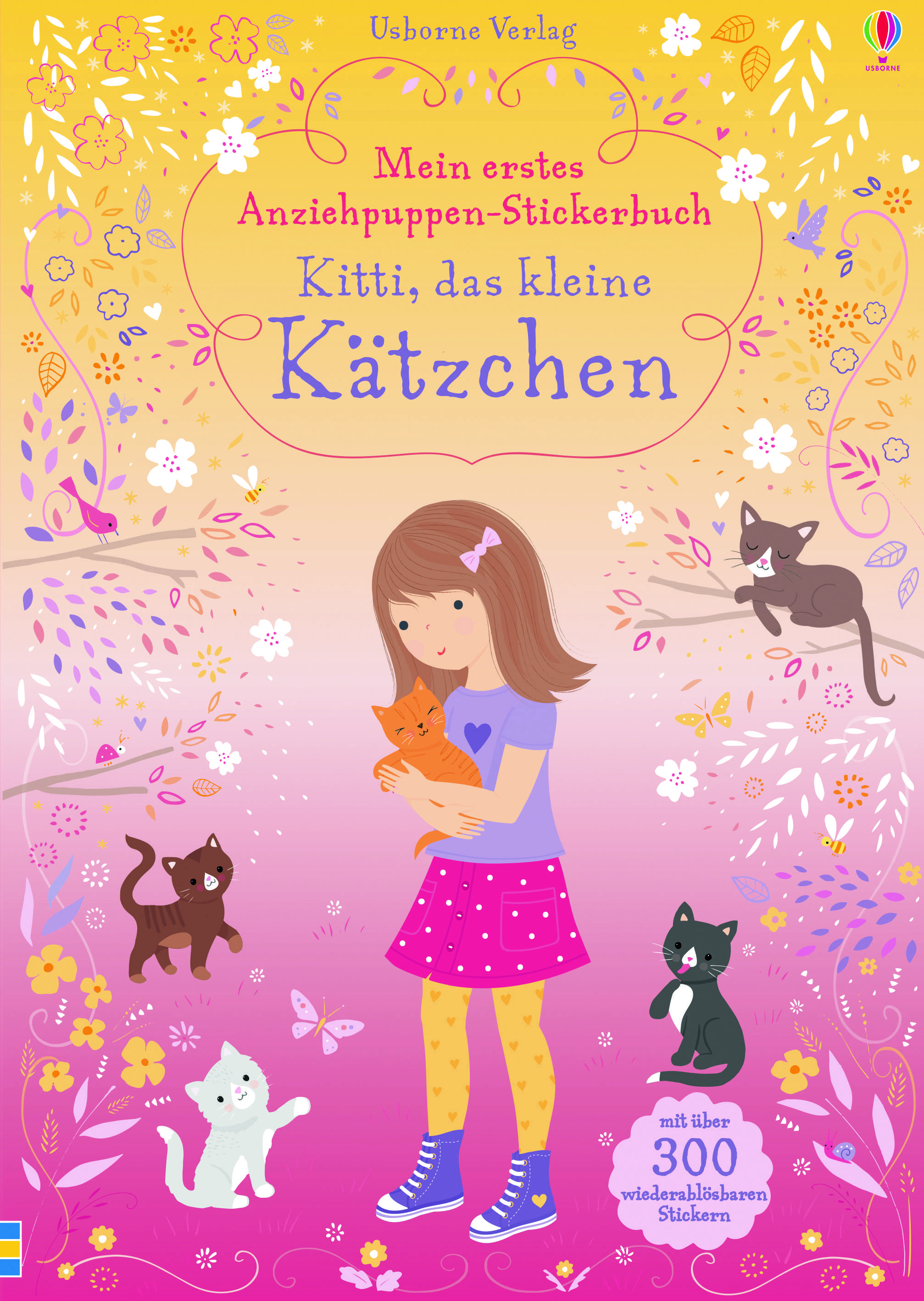Fiona Watt, Mein erstes Anziehpuppen-Stickerbuch: Kitti, das kleine Kätzchen