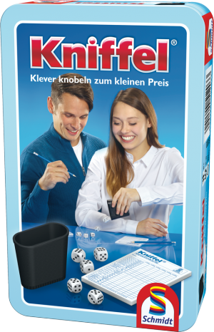 Kniffel®, Bring-Mich-Mit-Spiel in Metalldose
