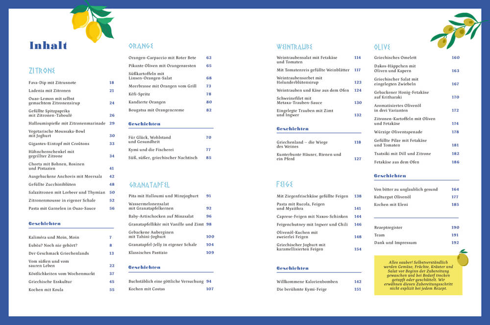 Kaliméra - Sommerküche aus Griechenland