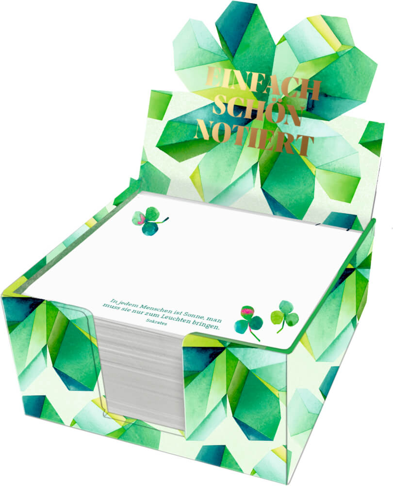 Zettelkästchen: Einfach schön notiert - All about green