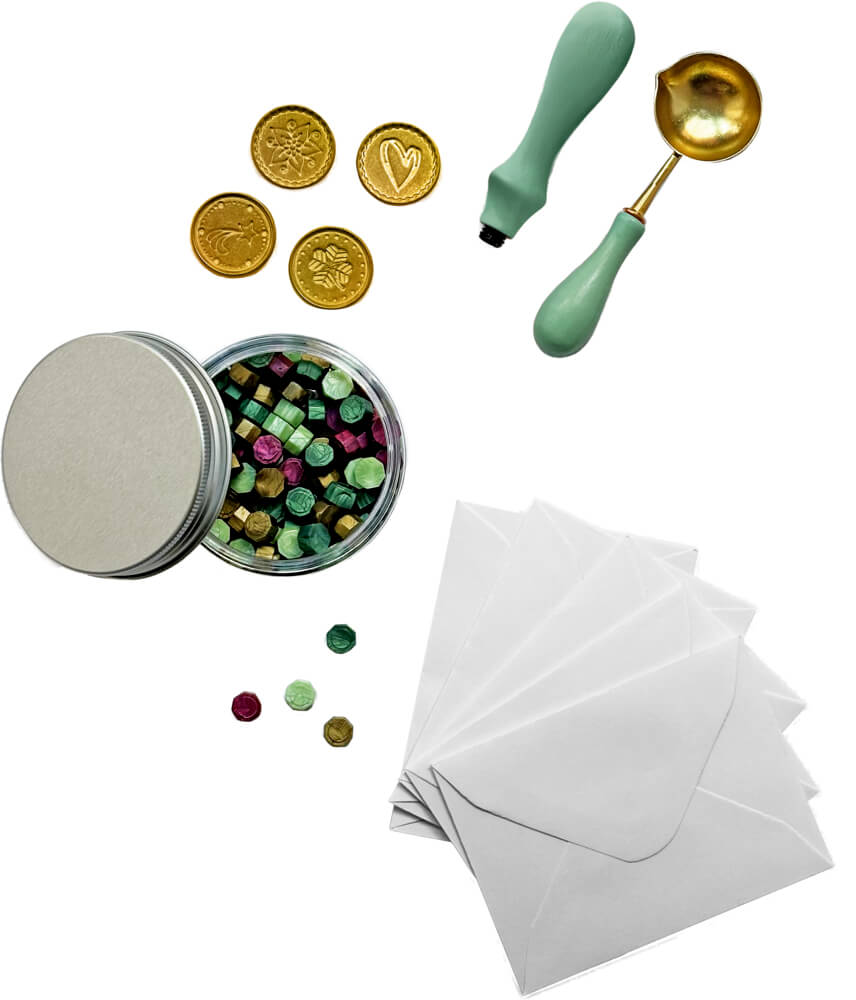Siegelwachs-Set: Creative Time