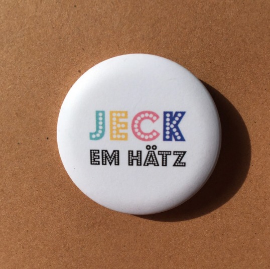 Button op kölsch: Jeck im Hätz