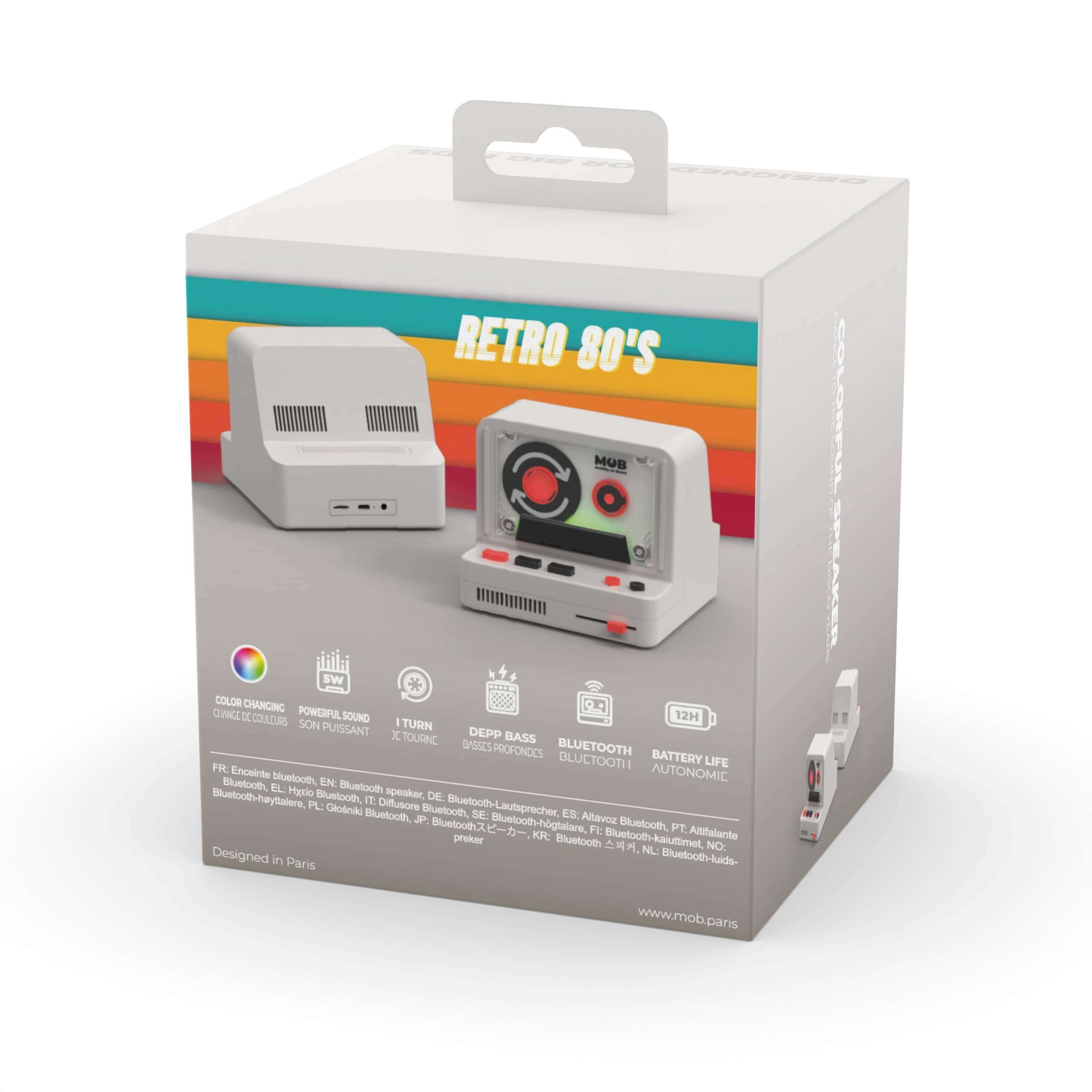 RS-80 Bluetooth-Lautsprecher (Grau)