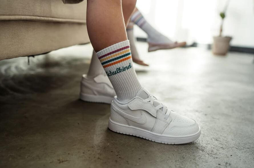 Socken - Schulkind | petrol/grün Größe 35-38