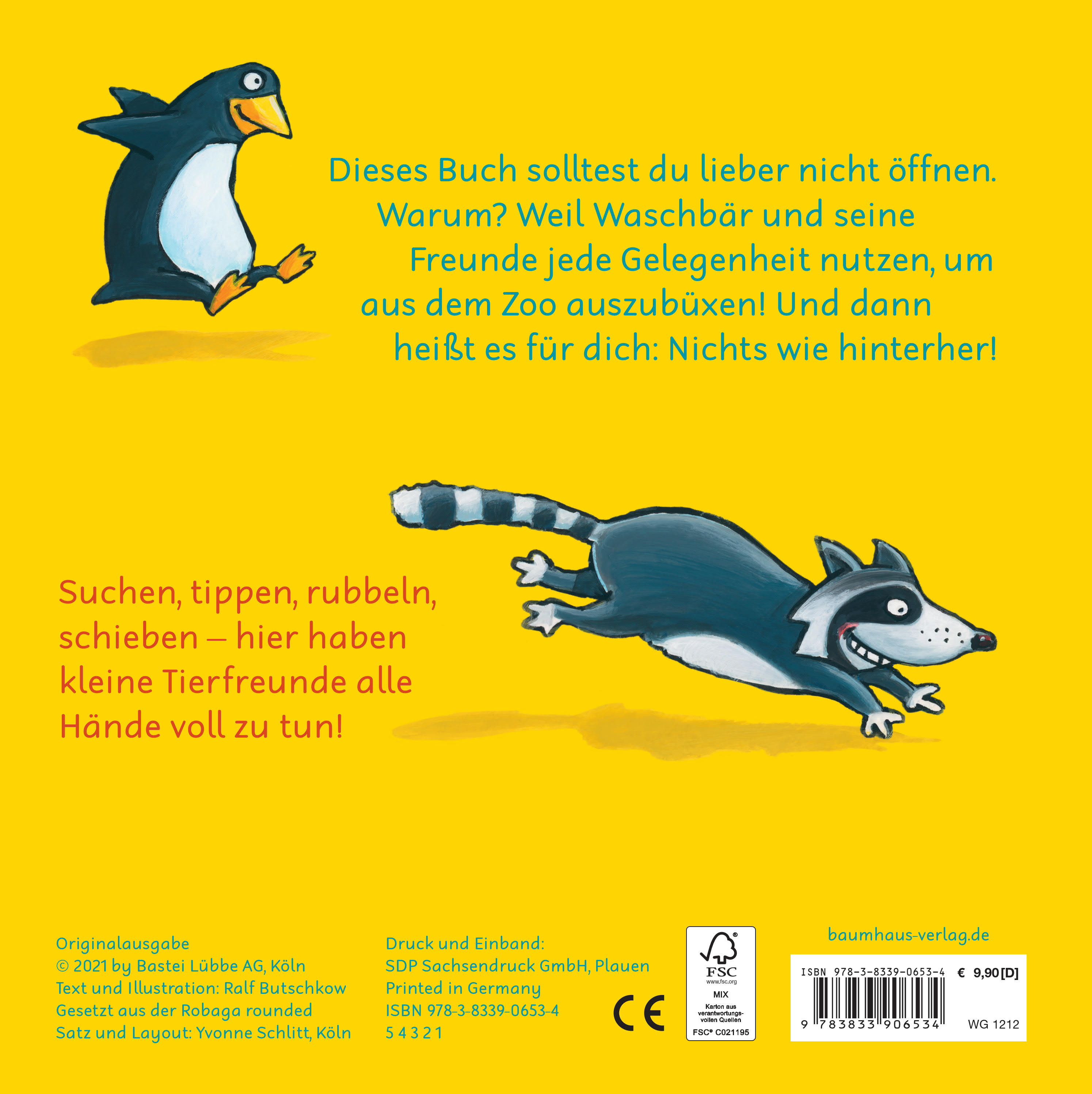 Ralf Butschkow:  BLOSS NICHT ÖFFNEN! - Ein lustiges Mitmachbuch, das mit der Neugier der Kinder spie