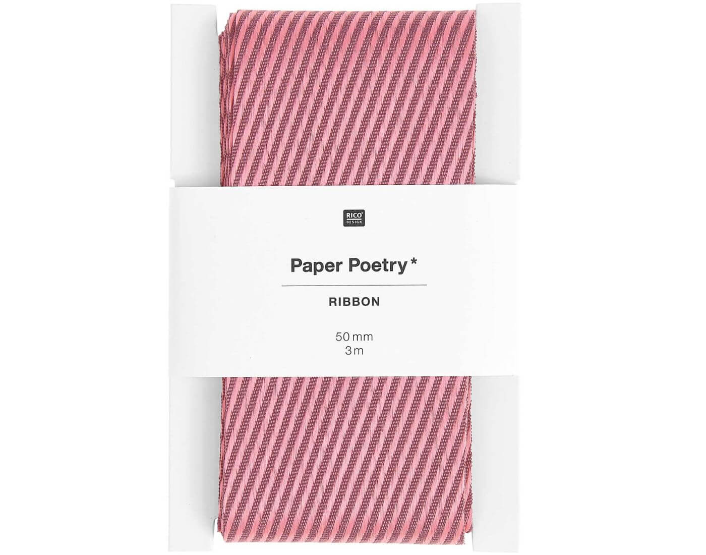 Paper Poetry Webband diagonale Streifen