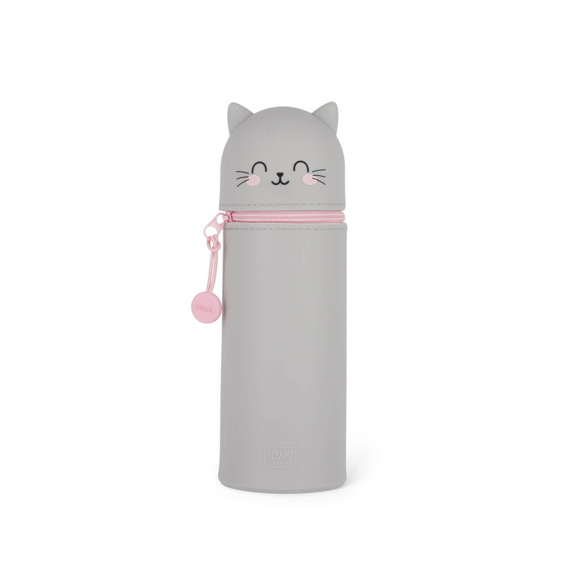 Federmäppchen Katze 2 in 1 aus weichem Silikon