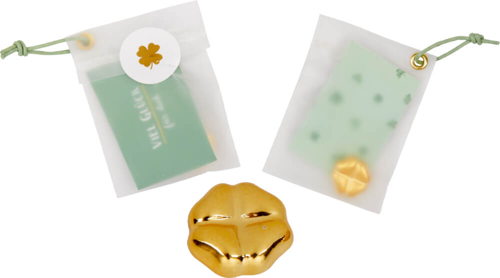 Kleiner Glücksbringer - Viel Glück, sort.