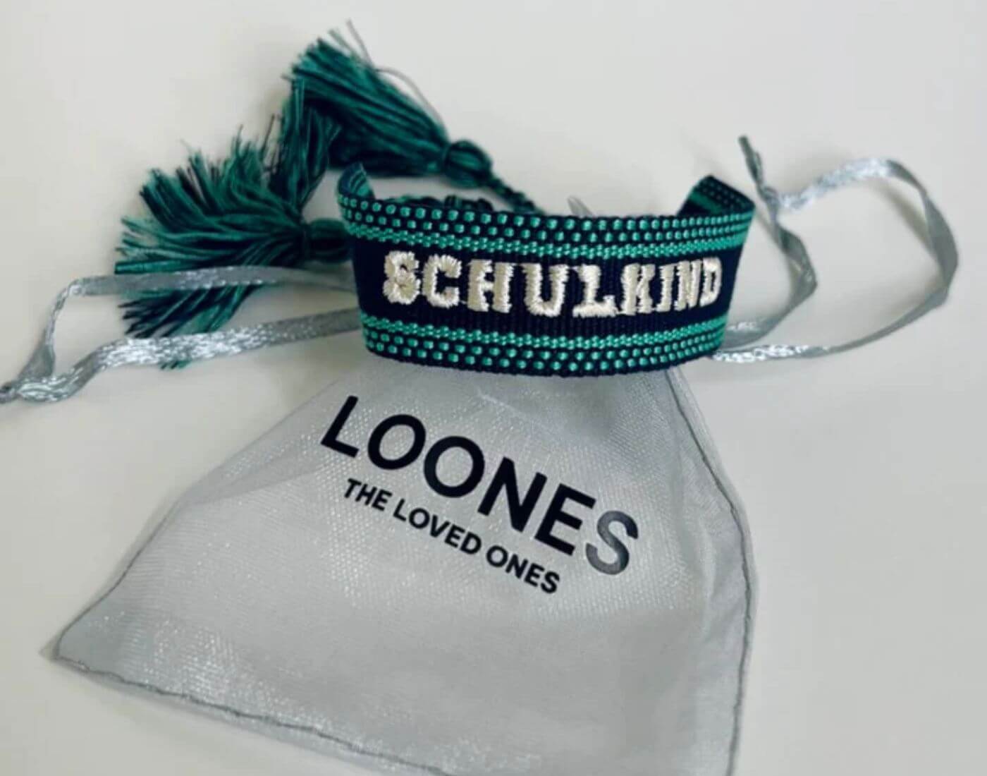 Gewebtes Armband SCHULKIND | royal-blue
