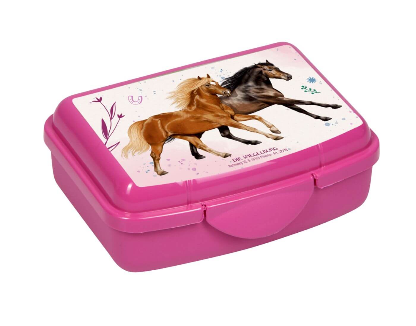 Mini-Snackbox - Pferdefreunde, pink