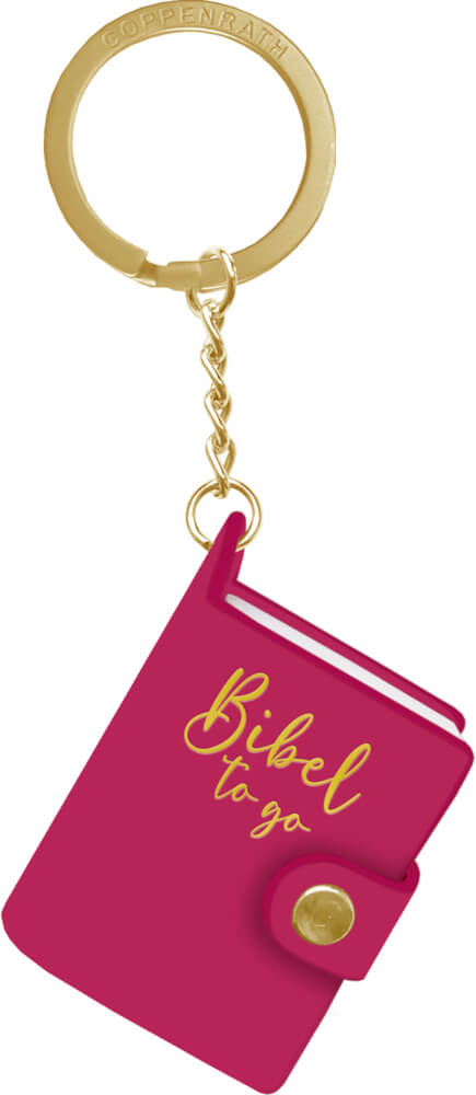 Schlüsselanhänger Bibel to go - Regenbogenfarben (einzeln)