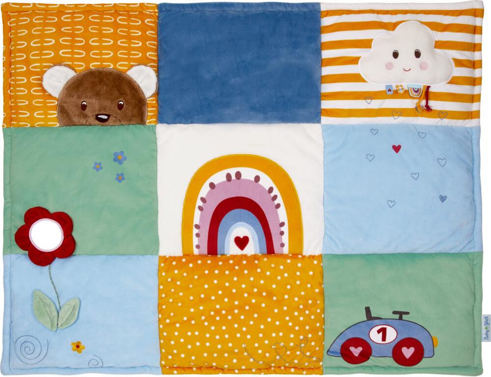 Spieldecke Regenbogen - BabyGlück (ca. 100x80 cm) Spieldecke Regenbogen - BabyGlück (ca. 100x80 cm)