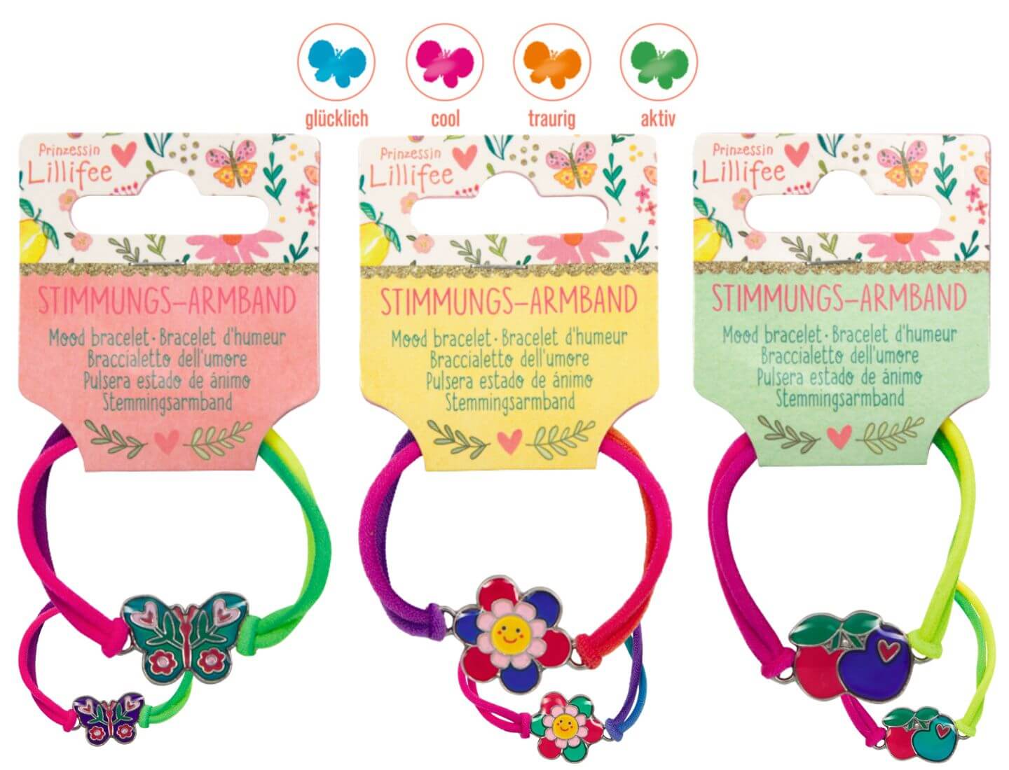 Stimmungsarmband - Prinzessin Lillifee (einzeln)