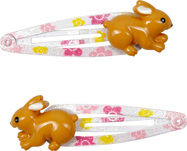 Haarclip + Haargummi Hase beautiful Stars