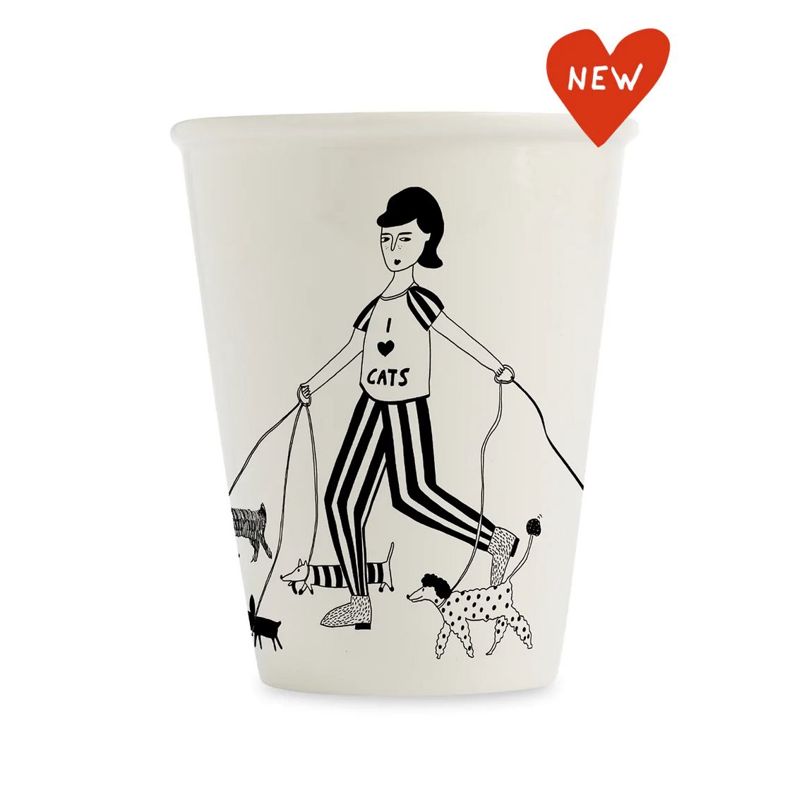 becher-helenb-i-love-cats-katzenfrau Becher i love cats - helen b