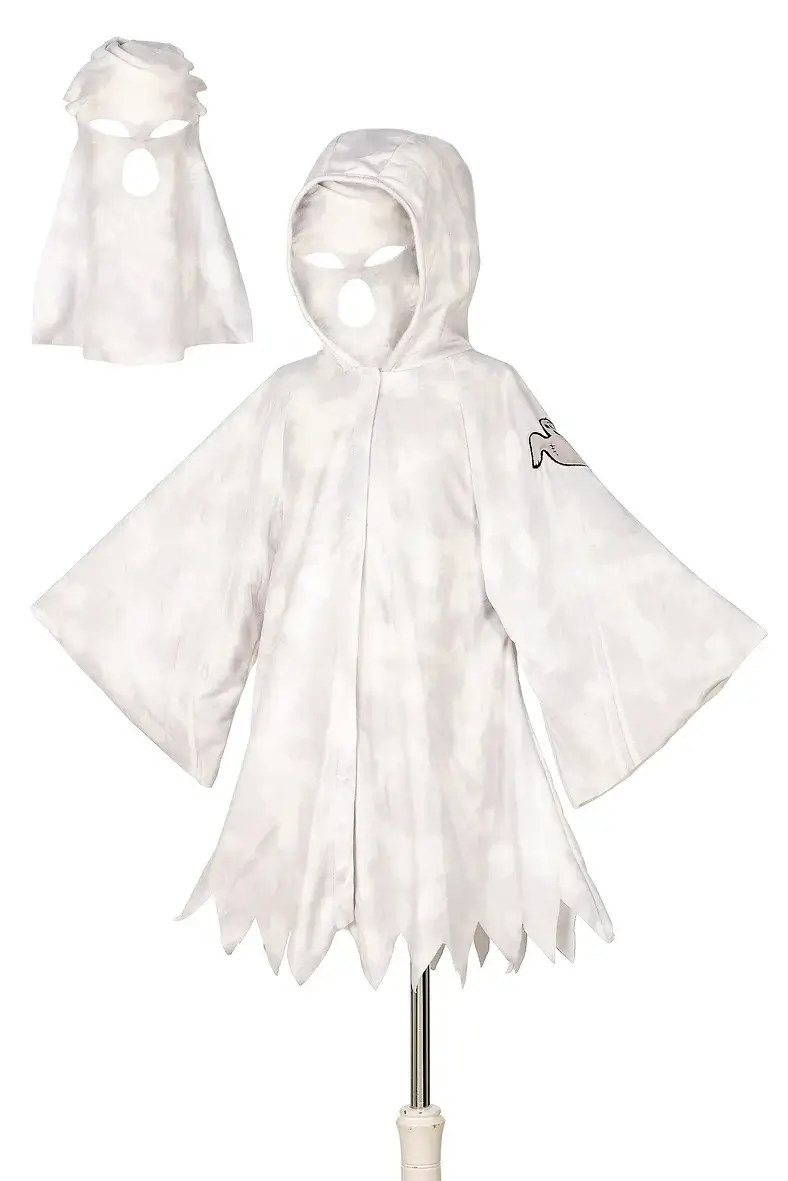 Kostüm Geist - Umhang + Maske, 5-7 Jahre, 110-122 cm