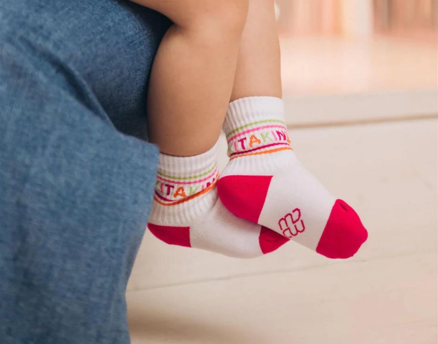 Socken - KITAKIND pink (Größe 15-20 / 1-3 Jahre) 