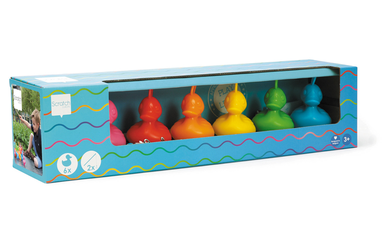 Angelspiel Enten bunt