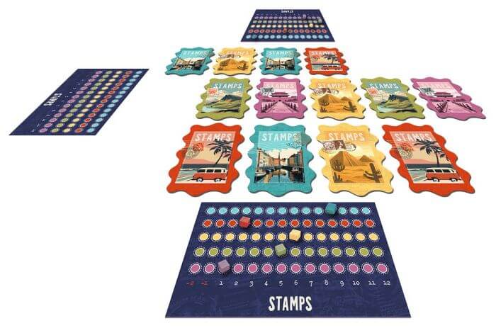 Fernweh STAMPS - schnelles Legespiel für unterwegs