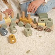 Eisenbahn mit Steck-Formen Traktor Little Farm