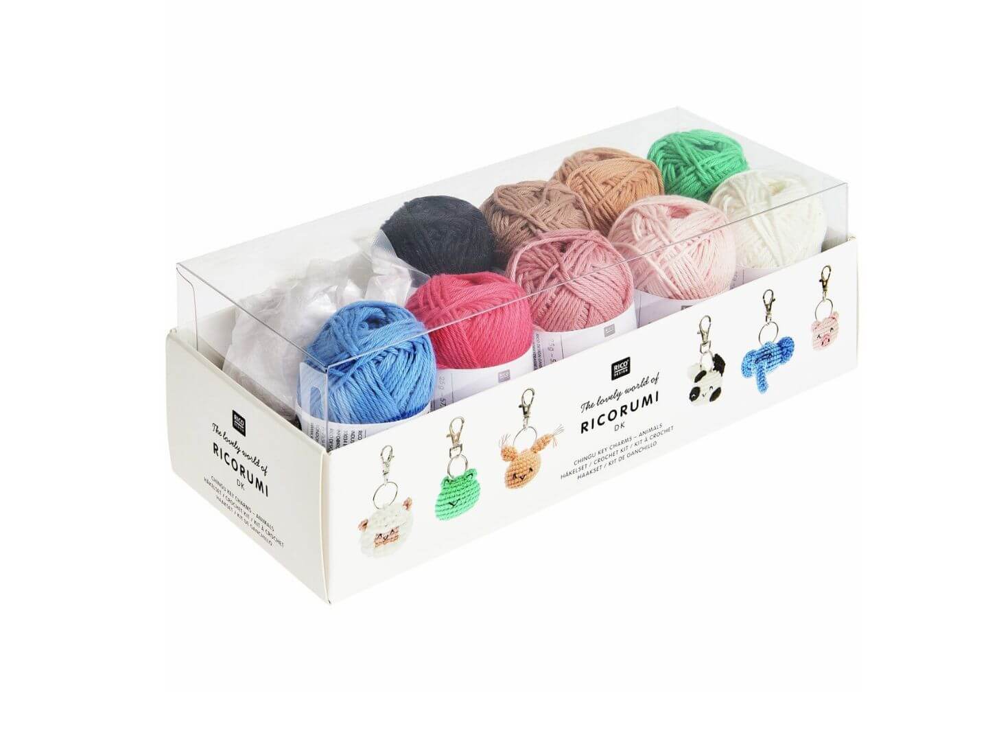 Ricorumi Häkelset Schlüsselanhänger - Chingu Animals