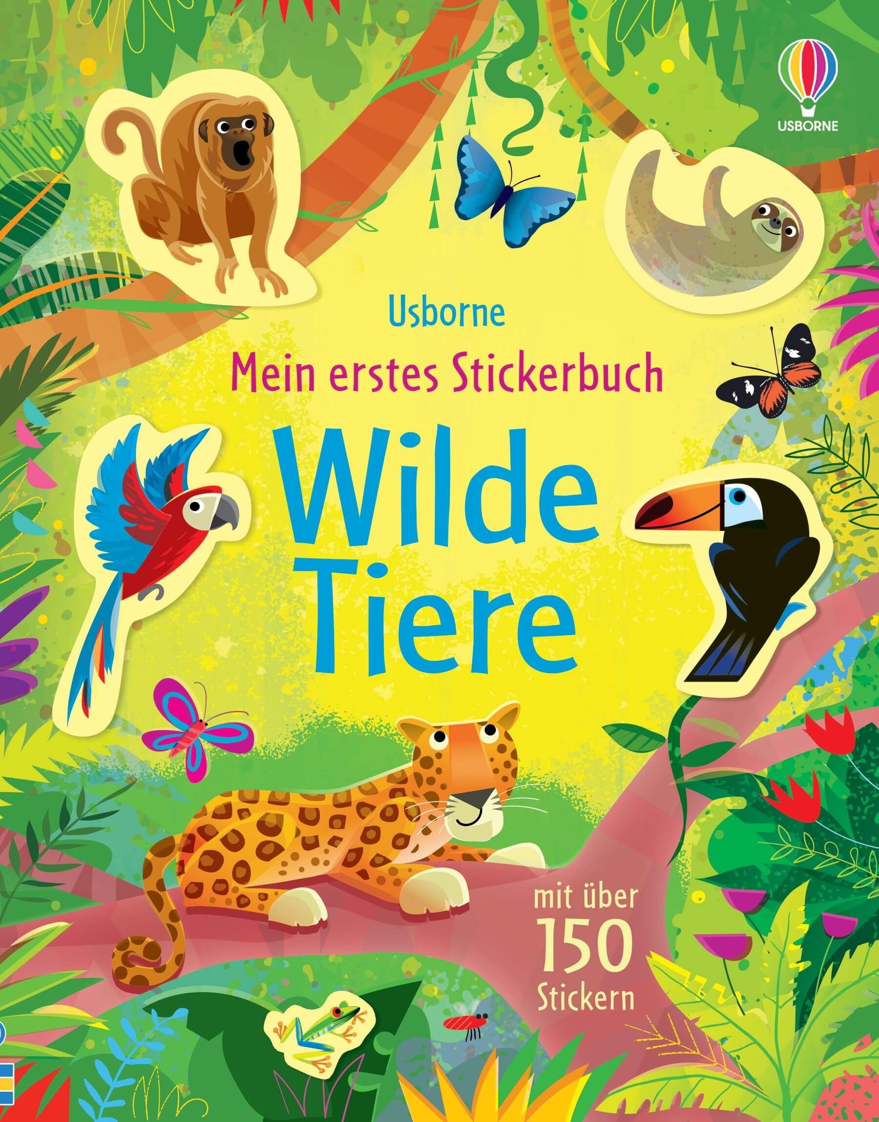 Mein erstes Stickerbuch: Wilde Tiere