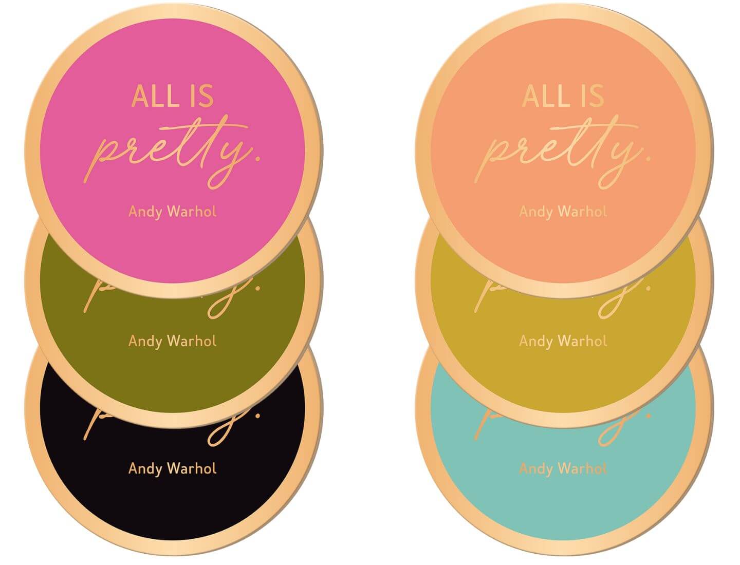 Korkuntersetzer in Schachtel - Andy Warhol