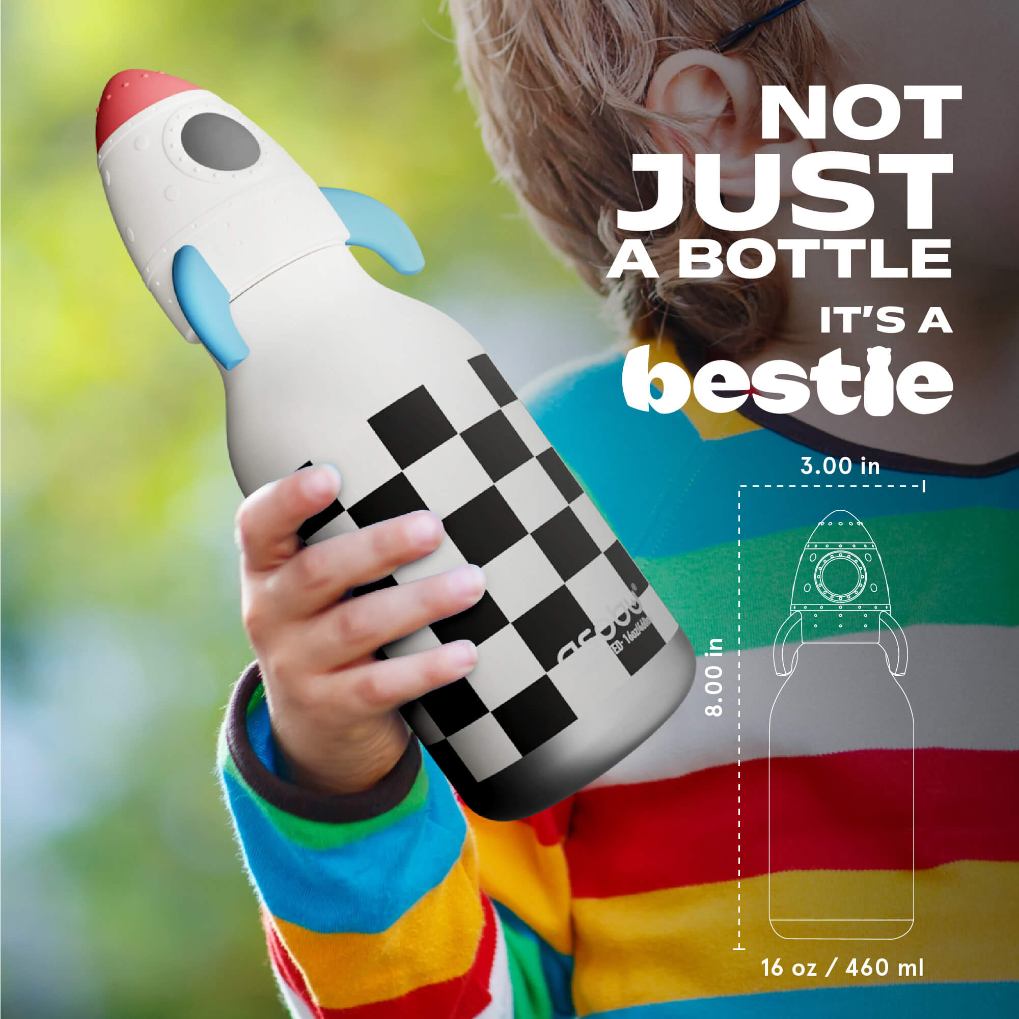 Bestie Trinkflasche Rakete