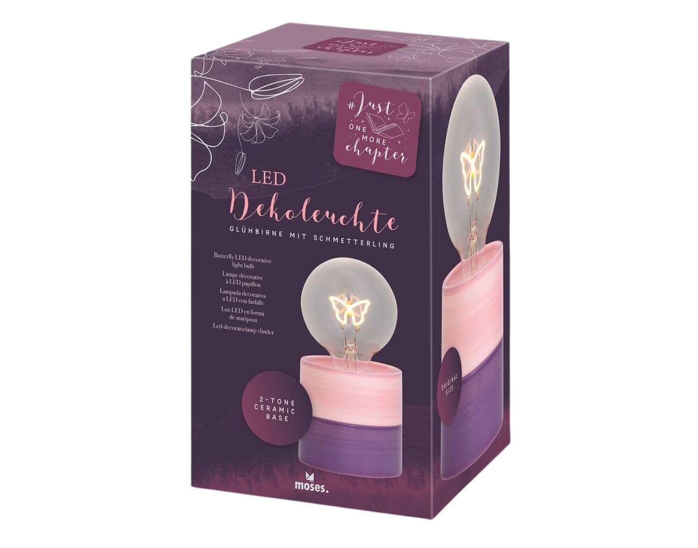 Just One More Chapter LED-Dekoleuchte Butterfly