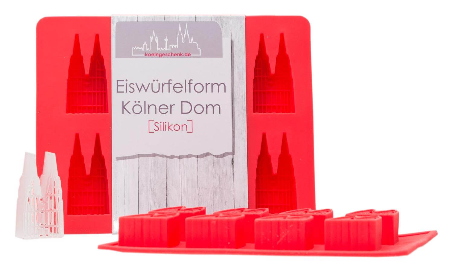 Eiswürfelform "Kölner Dom", Silikon
